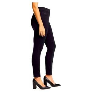 Nine West Black Jeans, Heidi Pull On Skinny, Size 16 NWT